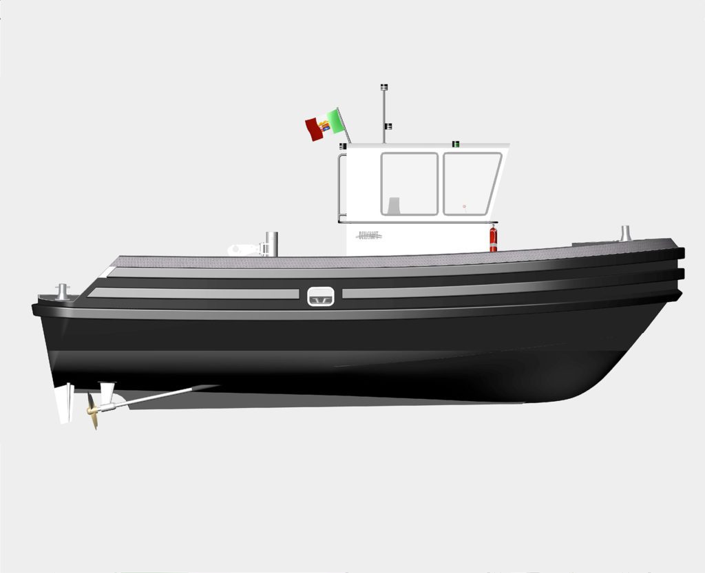 Lunghezza: mt. 8,50. Larghezza: mt. 3,30. Immersione: mt 0,55. Motorizzazione: 2 x FTP NEF N67 220 (132 kW @2800 giri/min.). Riduttori: 2 x ZF 68 IV (rid. 1.764 : 1) . Velocità: 15 nodi